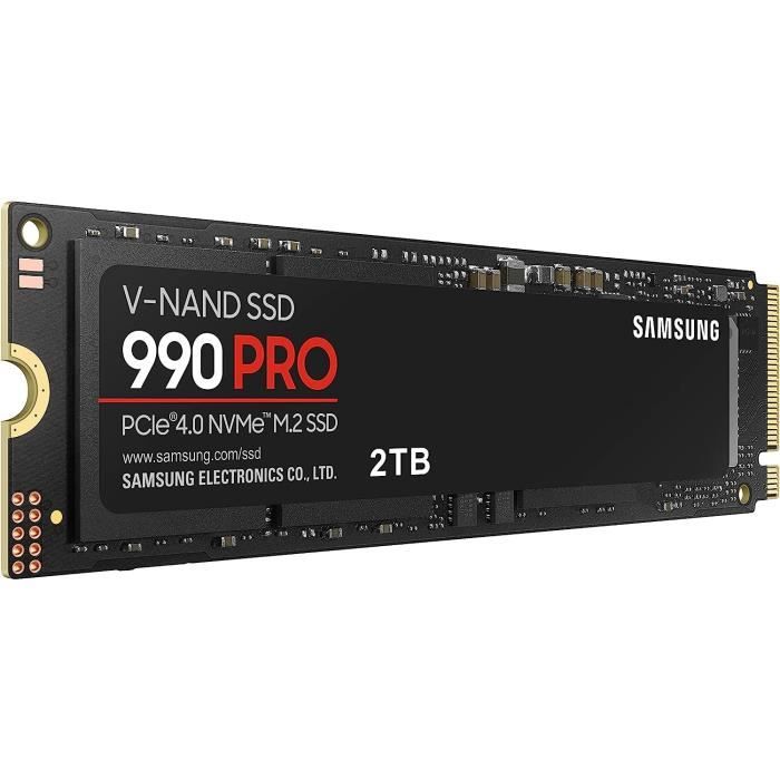 Samsung ssd interne 990 pro 2 to mz-v9p2t0bw