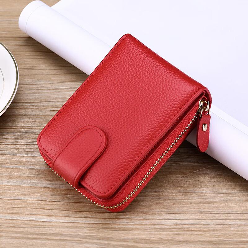 Мужской кожаный кошелек-аккордеон с RFID-защитой для карт