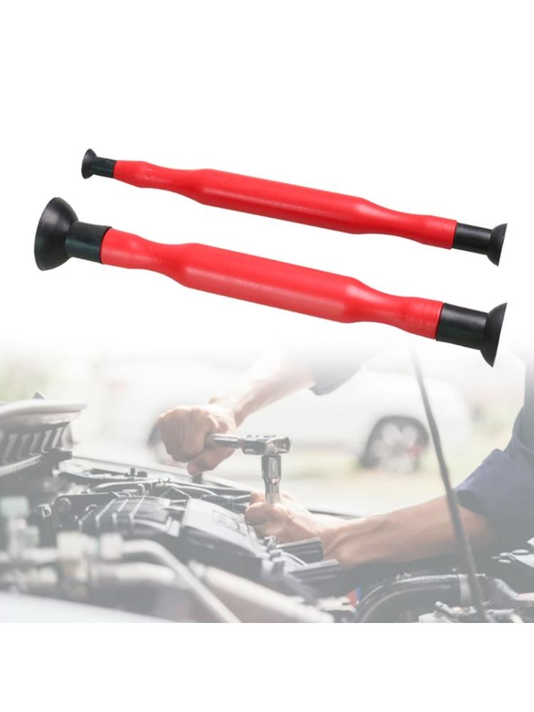 2Pcs Valves Lapping Sticks Hand Lapping Grinding Stick Tool Sucker Kit with Sucker Cups for Vehicle Oil System Repair
