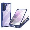 For Samsung Galaxy S23 Acrylic+TPU Clear Phone Case Camera Lens Protection Phone Cover with PET Screen Film