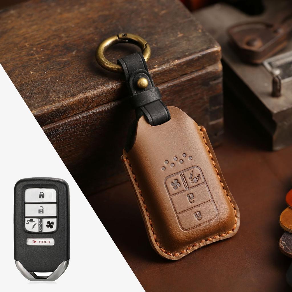 Suitable for Honda key case CRV Lingpai XRV 10th generation Civic Accord Crown Fit leather car key case