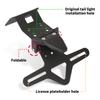 Motorcycle License Plate Holder Fit For 675SR 675NK 675 SR 675SR R Rear Short Tail Stock Light Tailstock Holder Bracket Kit