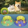 Tigela de Homenagem para Animais de Estimação de Papel Tigela Memorial para Animais de Estimação Tigela de Lembrança para Gatos Cachorros Tigela de Comida para Animais de Estimação Réplica para Gatos Cachorros Falecidos Suprimentos para Luto por Perda de Animal de Estimação