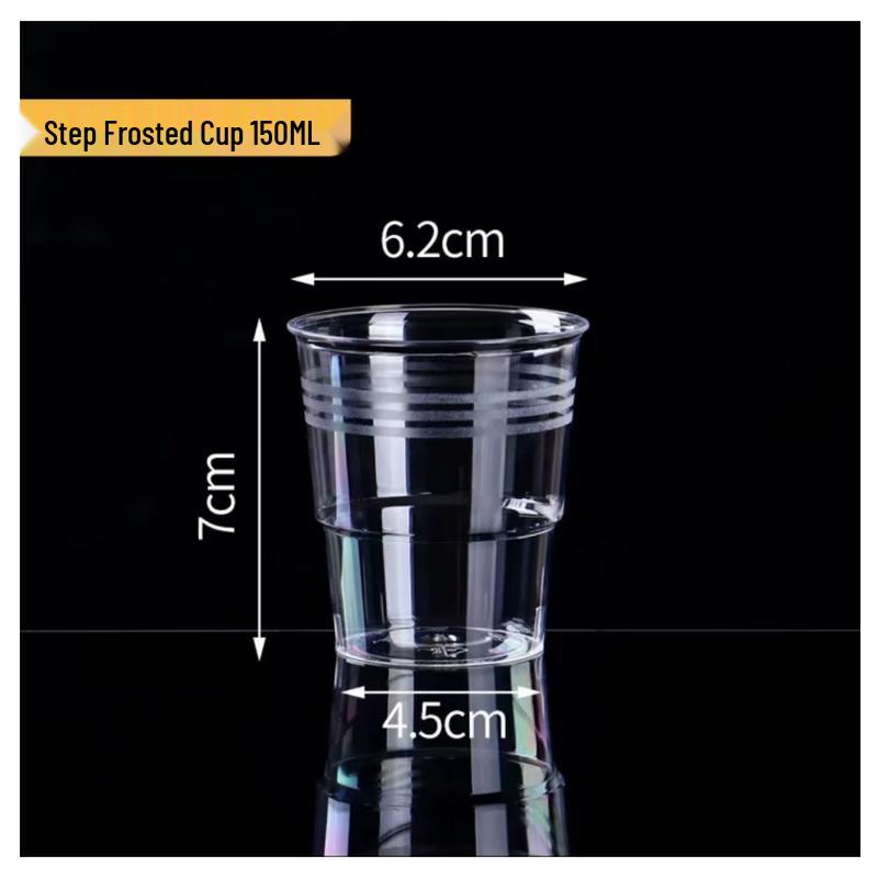 Thickened Transparent Disposable Plastic Cups