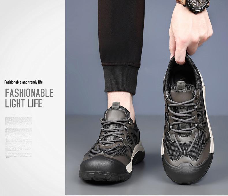 2025 Herren Retro Freizeitschuhe mit dicker Sohle - Bequeme Herbst Weiche Sohle Trendige Sneaker