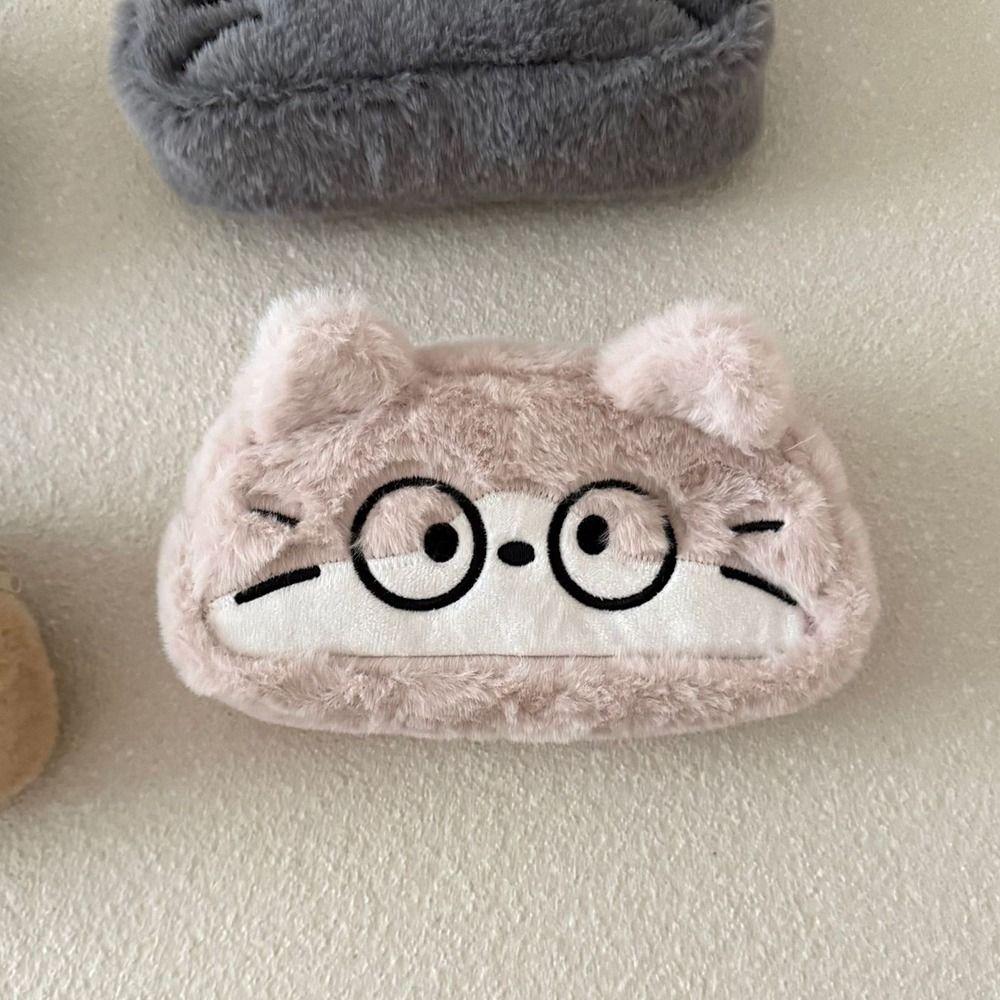 Large Capacity Pencil Case Cat Pen Pouch Funny Stationery Bag  Gift