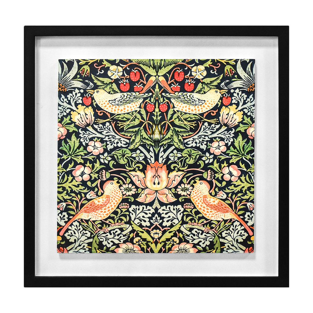 William Morris Strawberry Thief Wood Framed Plaque