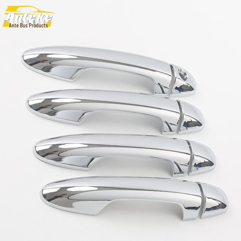 16 RAV4 Manija de Puerta Tira Brillante y Decoración de Embellecedor de Hebilla de Reposabrazos