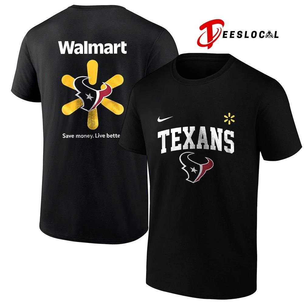 Houston Texan x Walmart save money live better shirt Unisex S-5XL 3XL