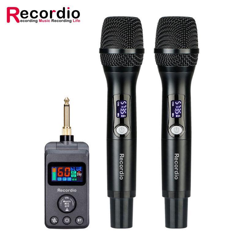 7Recordio M50 Portable Bluetooth DSP Reverb Microphone for Home Singing