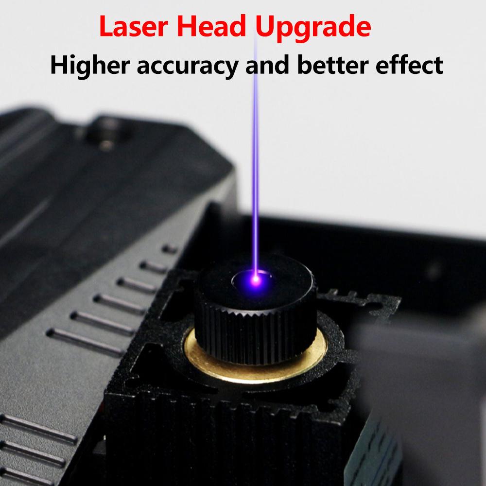 AC 110-240V Mini Laser Engraving Machine Engraving Range 3000mw CNC Wifi USB Laser Engraver DIY Logo Mark Printer Cutter Woodworking 80x80mm