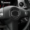 Carbon Fiber Steering Wheel Trim Cover for Toyota RAV4 2006-2012 LHD RHD