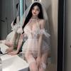 Erotic Underwear, Sexy and shiny Bridal Dress uniforms, Hot see-through pajamas, Passionate sets Wholesale 8073