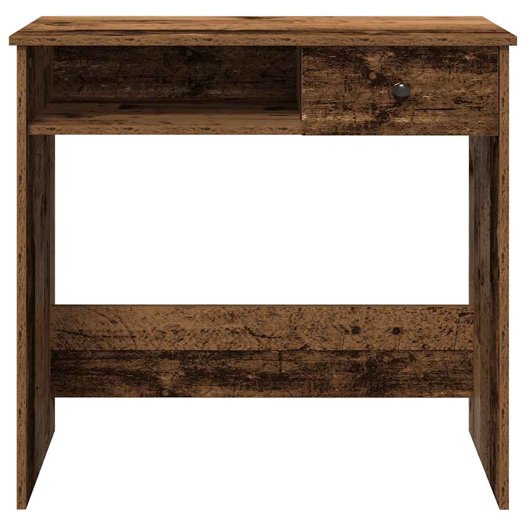 Vintage Style Desk Reclaimed Wood Look 80 X 40 X 75 Cm Engineered Wood