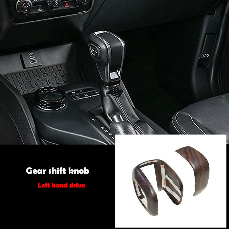 LHD RHD For Ford Ranger Wildtrak T9   2024 ABS Wood door handle bowl Central Screen trument Reading Light panle cover