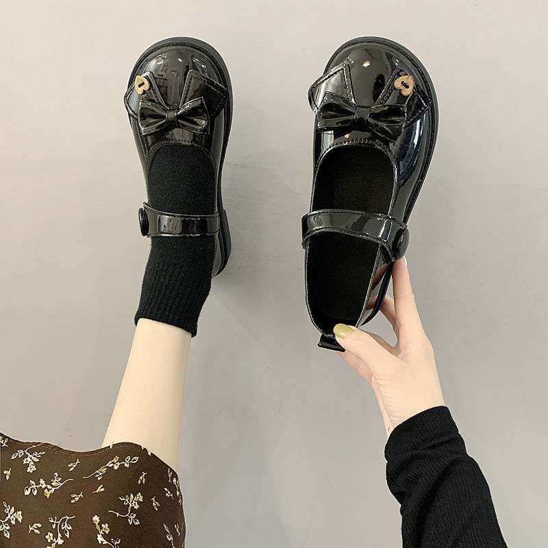 Small leather shoes women's British style Japanese JK uniform retro college style Lolita Mary Jane autumn Korean version of small leather shoes