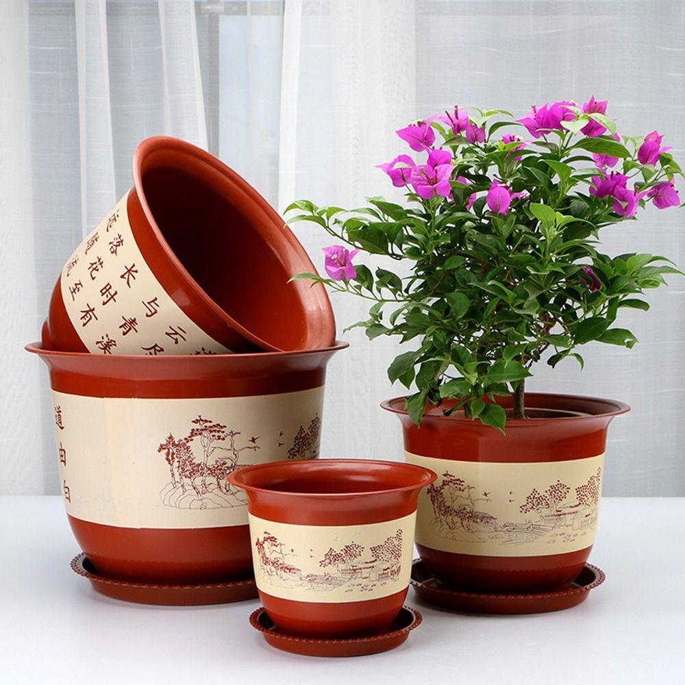 Large-diameter Flower Pot Thickened Bonsai Flower Pot Durable Orchid Pots