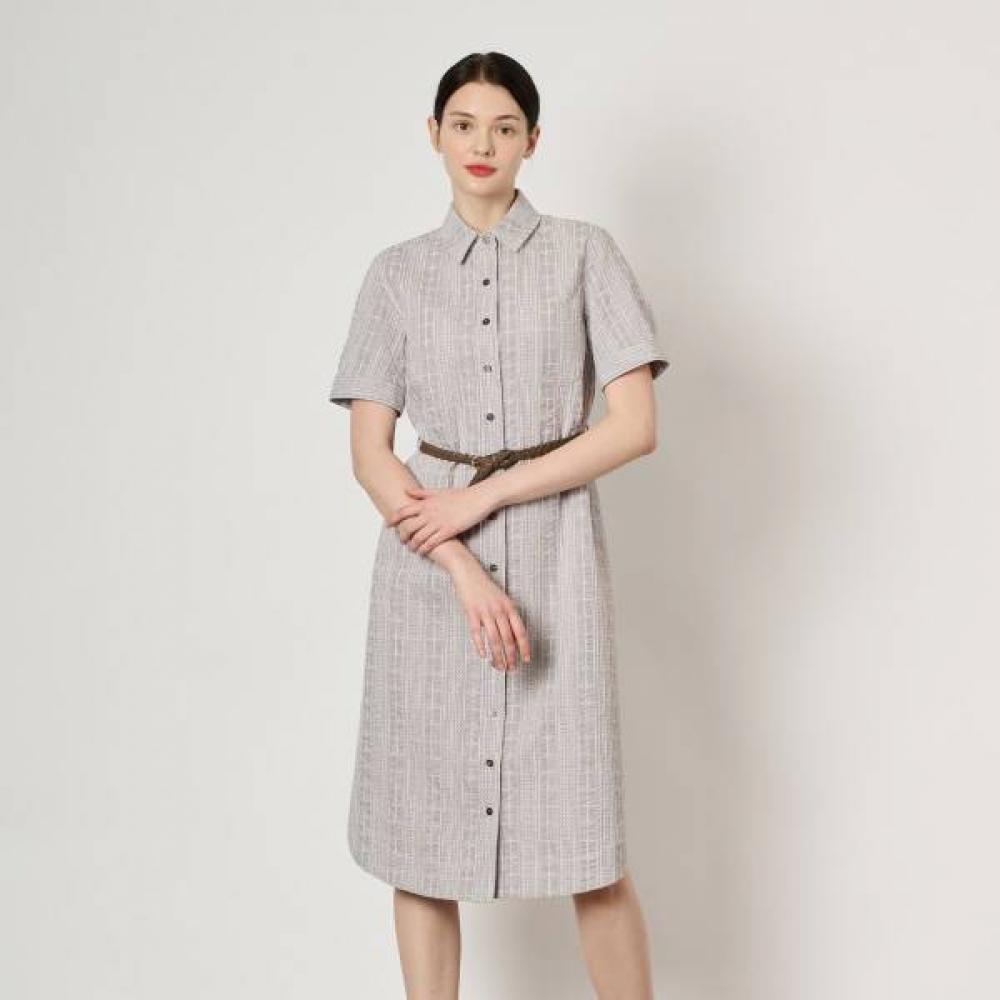BCBG Embroidered Belted Dress B4m5o639