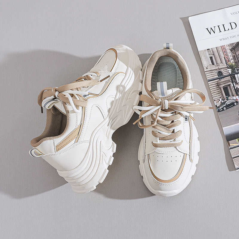 Fashion Fall Spring-autumn Women's Sneakers Size 42 Shoes Boot Boots Sneakers Sports Unique Shuse Sapa Trending Wide Foot