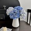 60CM Artificial Hydrangea DIY Home Decor Flower Arrangement Artificial Flowers Bridal Bouquet Silk Hydrangea Flower Bouquet
