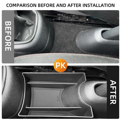 For Volkswagen VW UP 2013-2021 Car Center Console Armrest Storage Box Car Organizer Stowing Container Interior Accessories