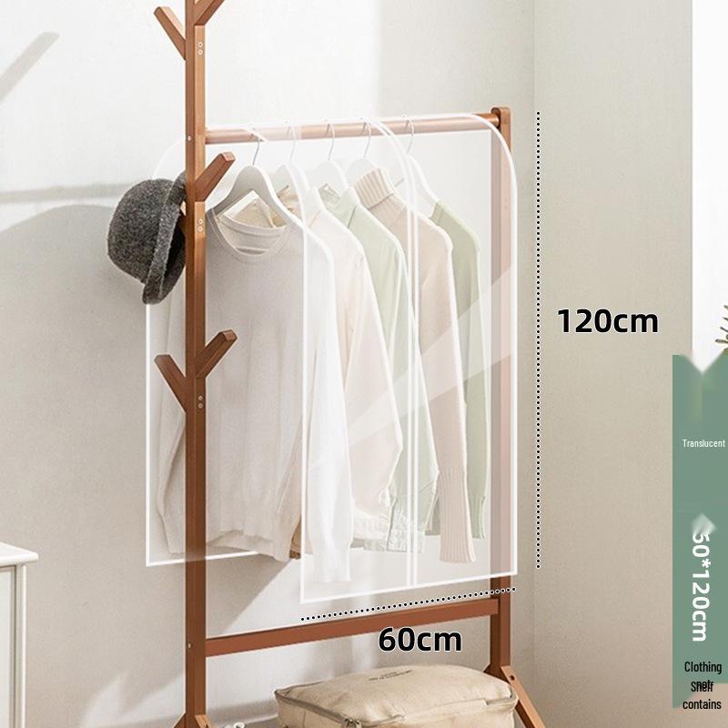 Clothing Dust Cover Set: Hanging Storage Organizer for Coats, Dustproof Bag with Lid.