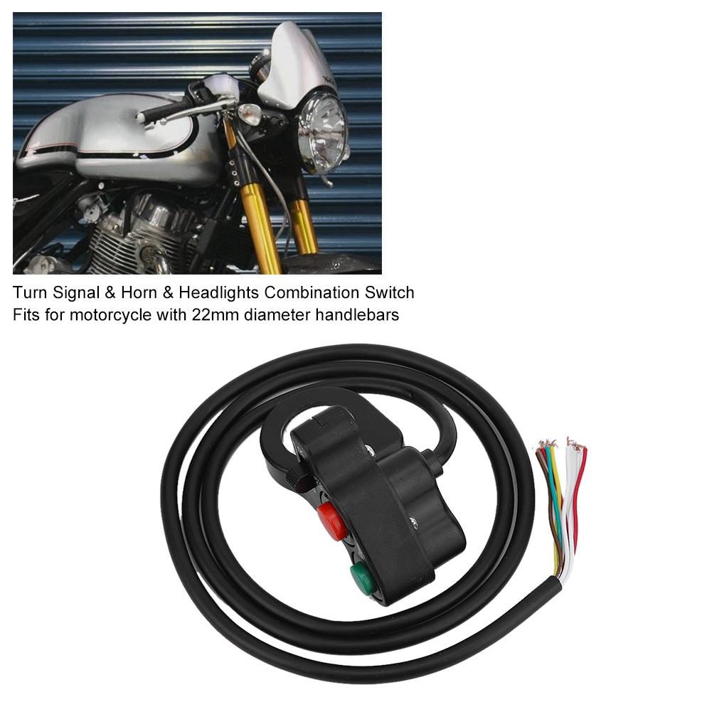 3 In 1 Turn Signal & Horn & Headlights Combination Switch for Motorcycle Electric Car Tricycle