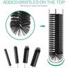 Brosses de nettoyage de bouteilles, 10 pièces, brosse de nettoyage multifonctionnelle en paille réutilisable pour bouteilles