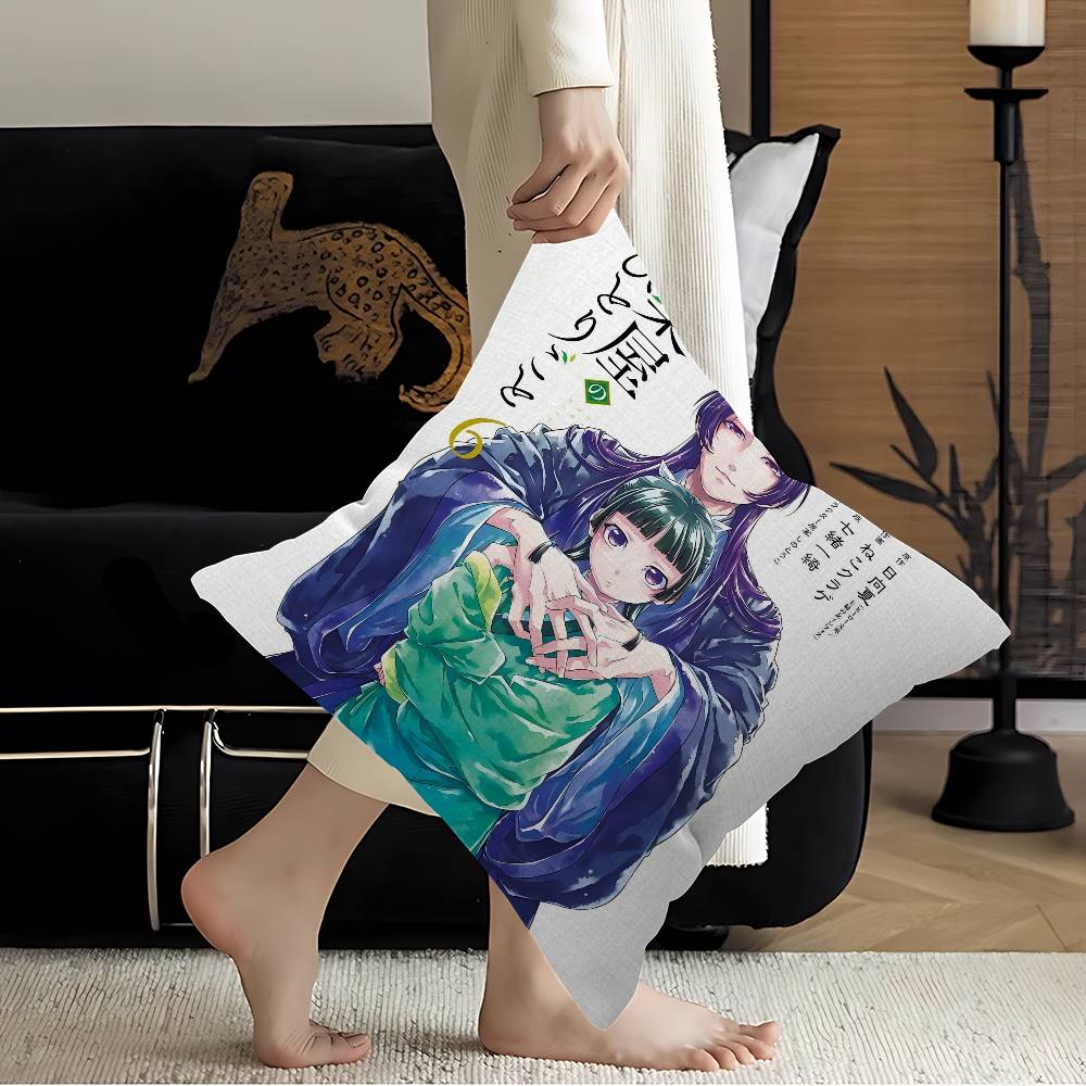 Anime The Apothecary Diaries Pillow Gift Home Office Decoration Bedroom Sofa Car Cushion Cover Case 45x45