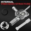 2 PCS Fuel Tank Shut Off Valve Switch Petcock for Generator Champion, Gas Tank Valve Fit for Mini Bike/Go Kart/Dirt Bike/ATV, M10×1.25, OEM