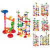 1 Set Marble Ball Run Curved Track Coaster Maze Toy for Kids DIY Marble Beard Race Toy Children DIY Assembly
