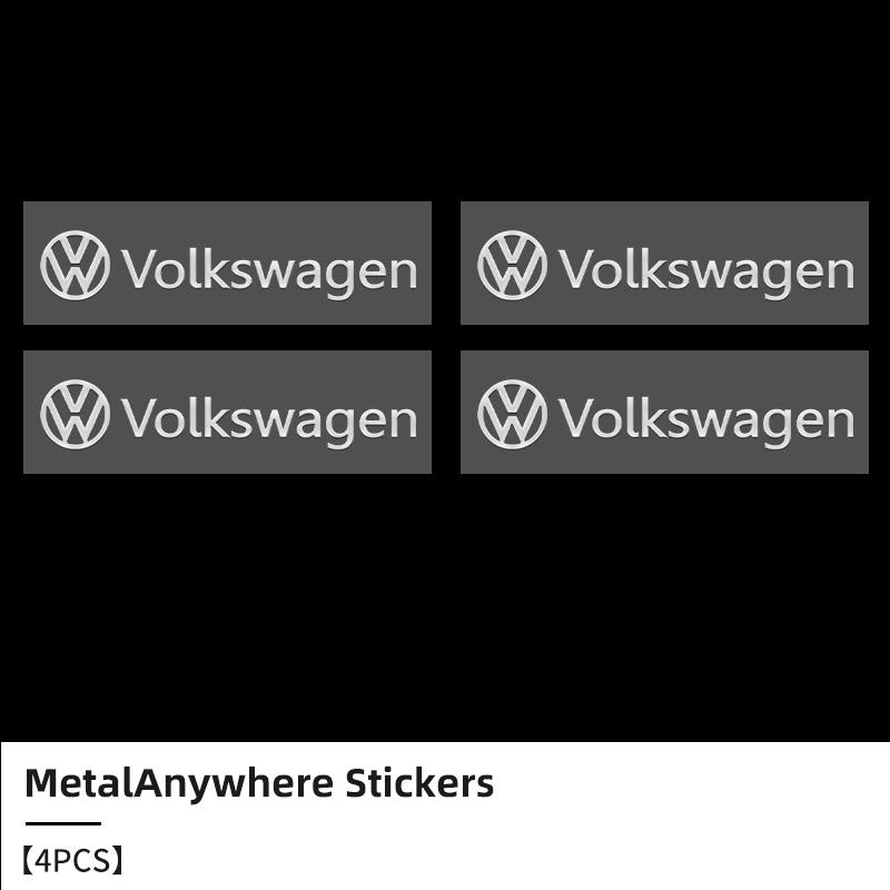 3D Metal Car Emblem Letter Decorative Stickers Badge Decal For Volkswagen VW Passat Golf Tiguan Polo M178 Scirocco Jetta CC Touareg