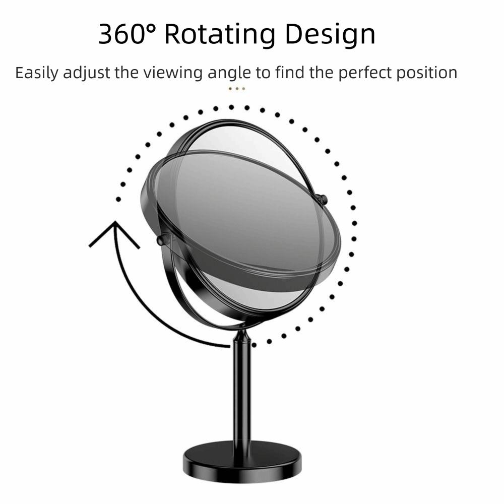 360° drehbarer Vergrößerungs-Kosmetikspiegel, doppelseitiger Schwenk-Schminkspiegel für den Schminktisch