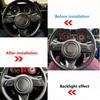 Interior Button Repair Steering Wheel Assembly Set with Separate Button Layout, Black ABS Housing, and Rear Lead Structure for Interior Trim Repair