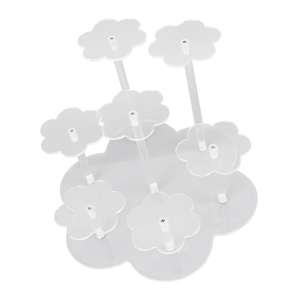 Acryl Aufsteller Figuren Parfüm Organizer Aufbewahrungserhöhungen Cupcake Dessert Theke Desktop