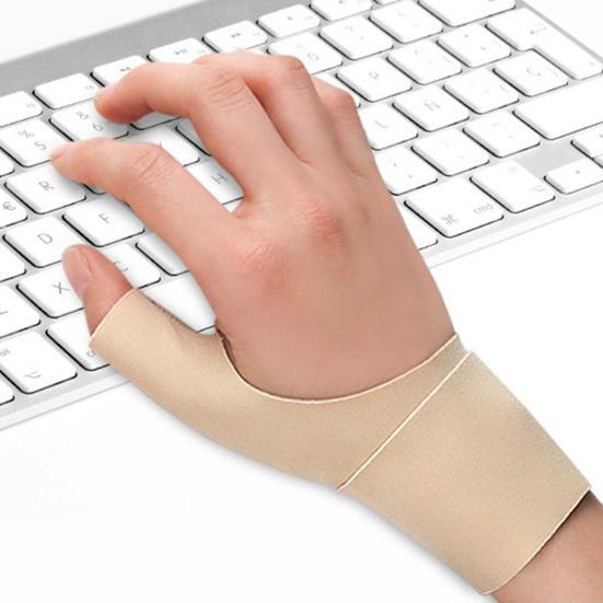 Wrist Band Wide Strap Soft Uniform Force Ultra-thin Skin-touch Wrist Protection Fastener Tape Joint Fixed Thumb Support Wrist Fitness Accessories