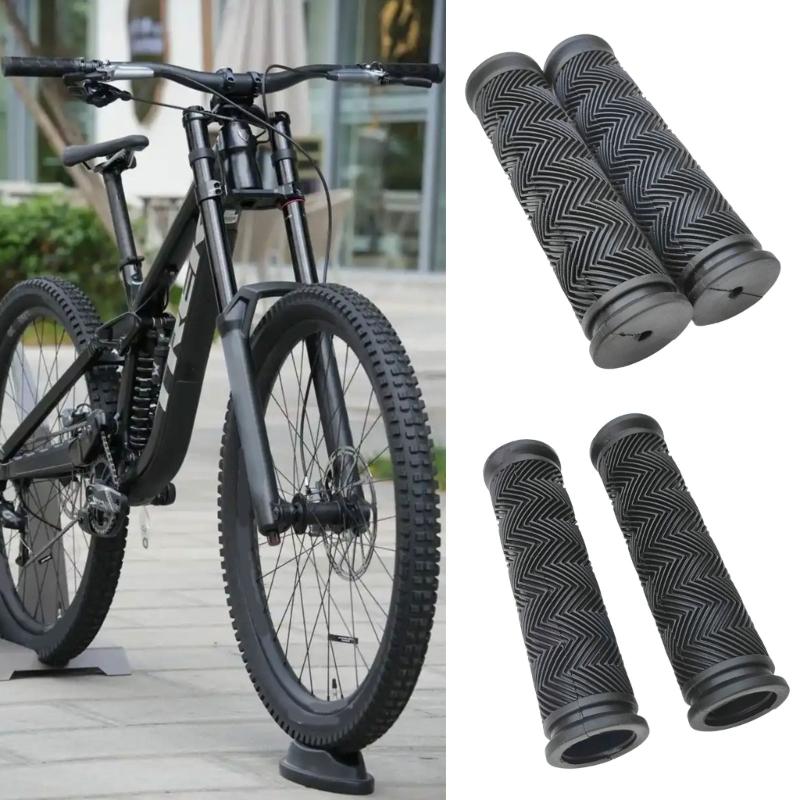 1Pair Soft Shock Absorption Handle Bar Cover Comfortable Cycling Handle Grips For Road Bikes Easy To Installation
