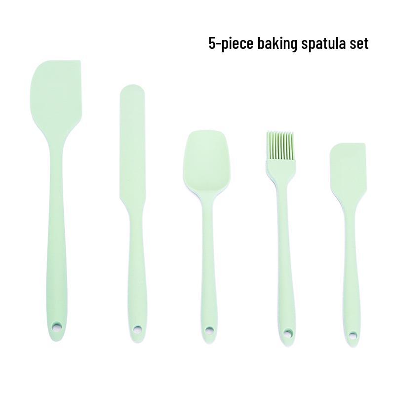 6-Piece Silicone Spatula & Brush Set for Barbecue & Baking