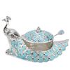 Peacock Sugar Jar Vintage Exquisite Embossed Metal Sugar Canister with Lid and Spoon for Home Hotel Coffee Shop