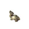 Copper Brass Dragon Turtle Small Fengshui Statue Ornament Chinese
