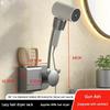Free Hands Hairdryer Storage Rack Wall-mounted Air Duct Storage Rack Hair Dryer Organizer  Bathroom