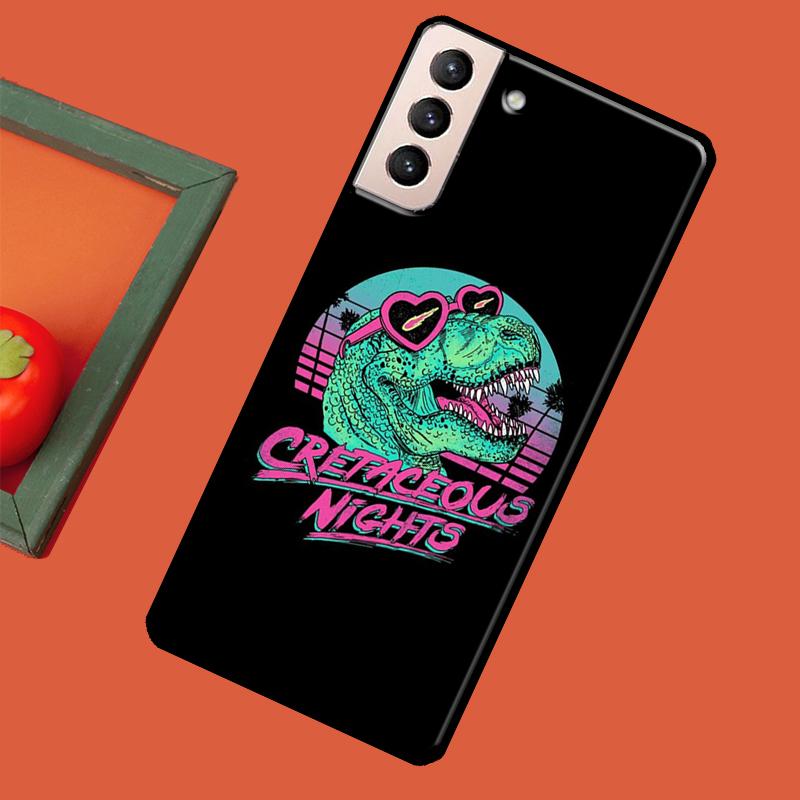 Cute Dino Dinosaur Cover For Samsung Galaxy S23 S21 Ultra S20 FE S8 S9 S10 Note 10 Plus Note 20 S22 Ultra Case