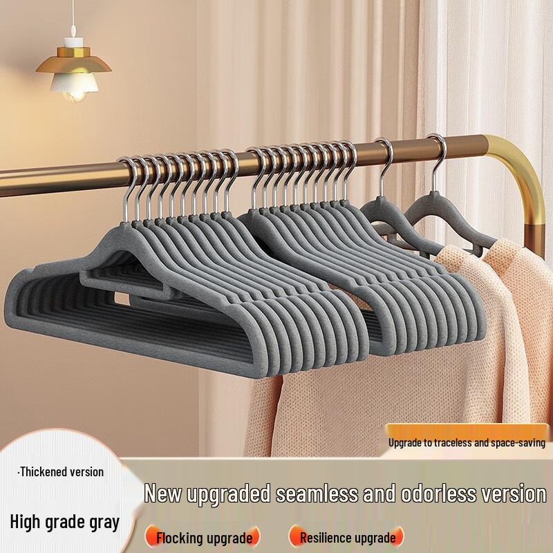 Miflame Velvet Flocked Non-Slip Hangers