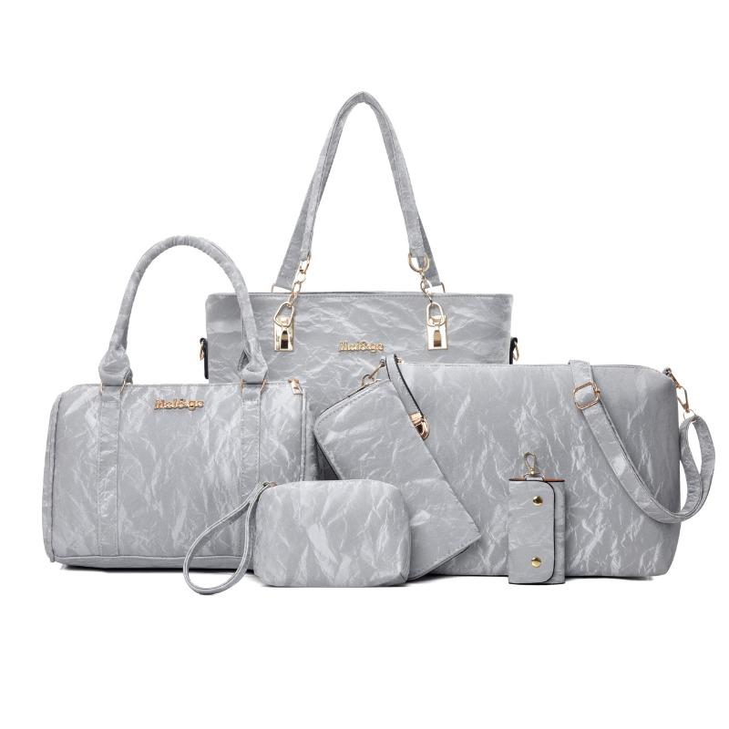 Six-piece Matching Backpack, Handbag, Shoulder Bag, Crossbody Bag