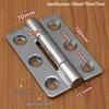 304 Stainless Steel Heavy Duty Industrial Flat Opening Thickened Mechanical Equipment Load-Bearing Hinge