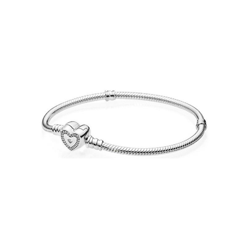 Thick Heart Snake Chain Bracelet Available In Gold And Rose Gold Dual Tone Basic Snake Bone Bracelet