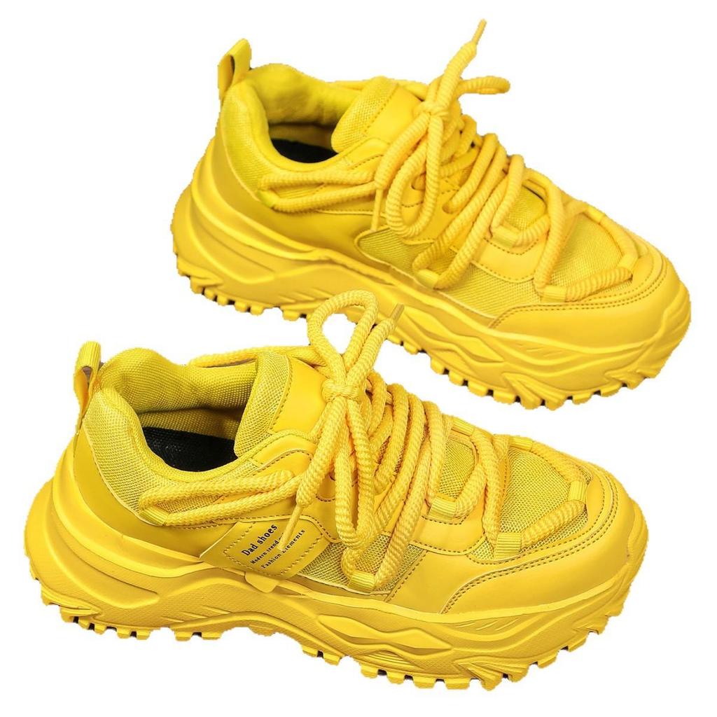 Platform Sneakers Fashion Chunky Shoes for Women Casual Sneakers Men Walking Running Shoes Height Increasing Leisure Versatile