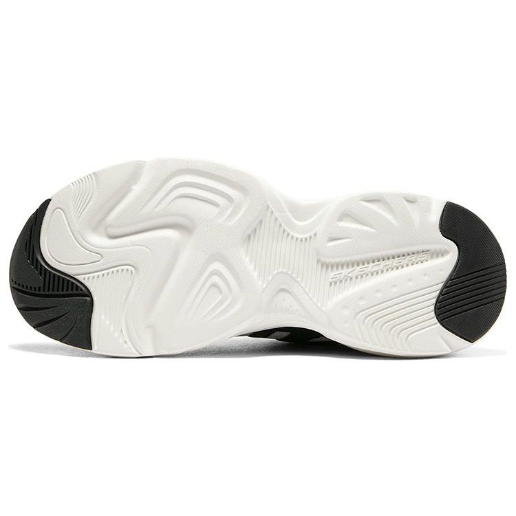 Skechers Stamina Airy Men White Black Low Top Dad Shoes Fabric Trendy 894072-BKW