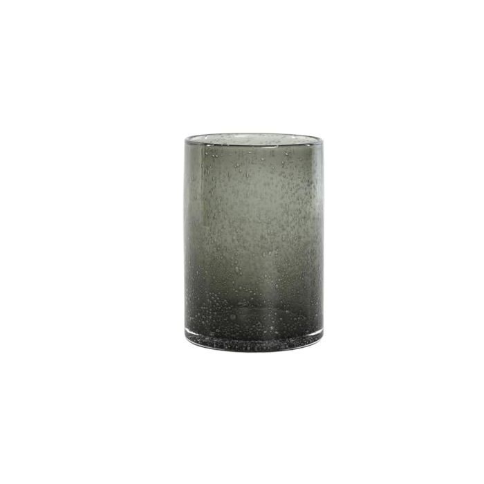 Vase en verre moderne - Home ESPRIT - 11,5x11,5x17,2 cm - Multicolore - Design contemporain - Décoration intérieure