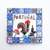 Portugal Fridge Magnets Creative Mosaic Lisbon Cock Tourist Souvenirs Refrigerator Magnetic Stickers Wedding Gifts